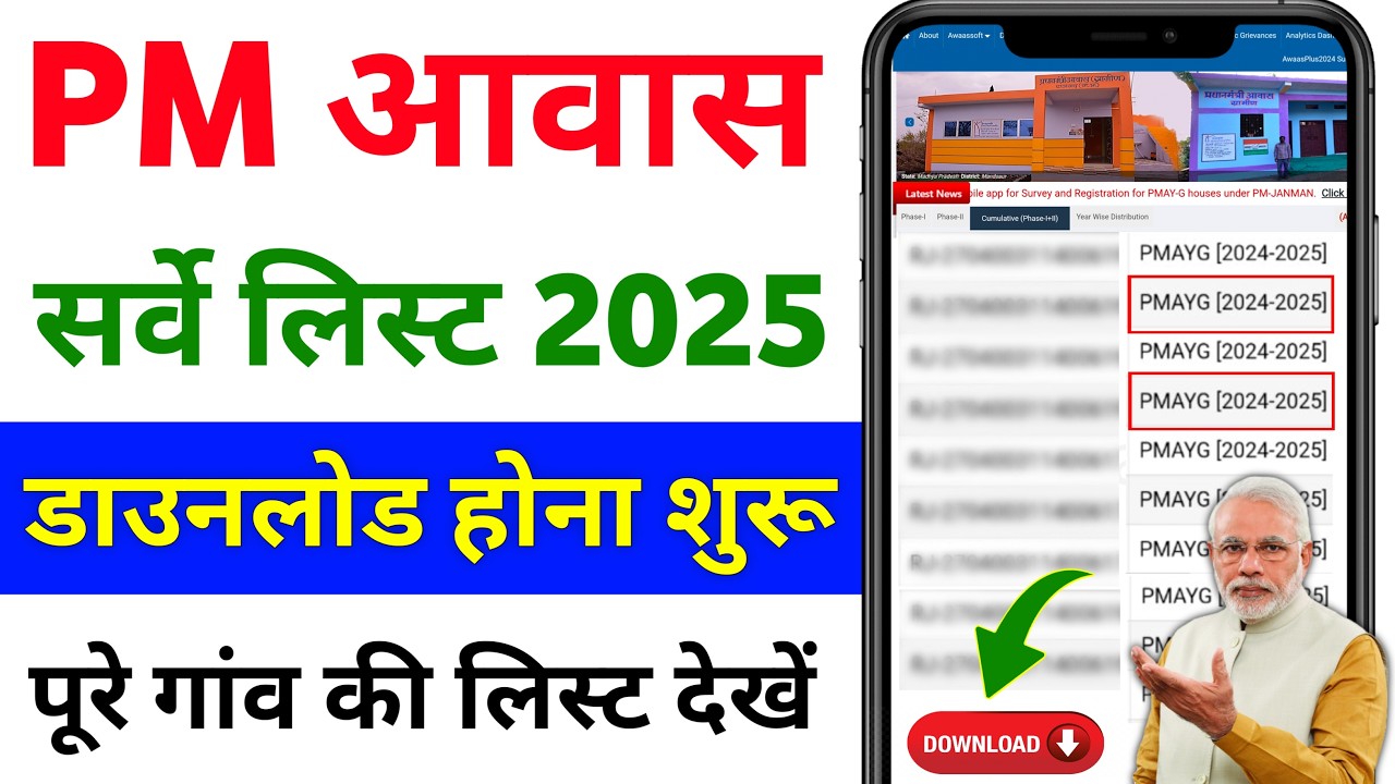 PM Awas Yojna Gramin List 2025: पीएम आवास योजना में आवेदन कैसे करें और देखें ग्रामीण सूची